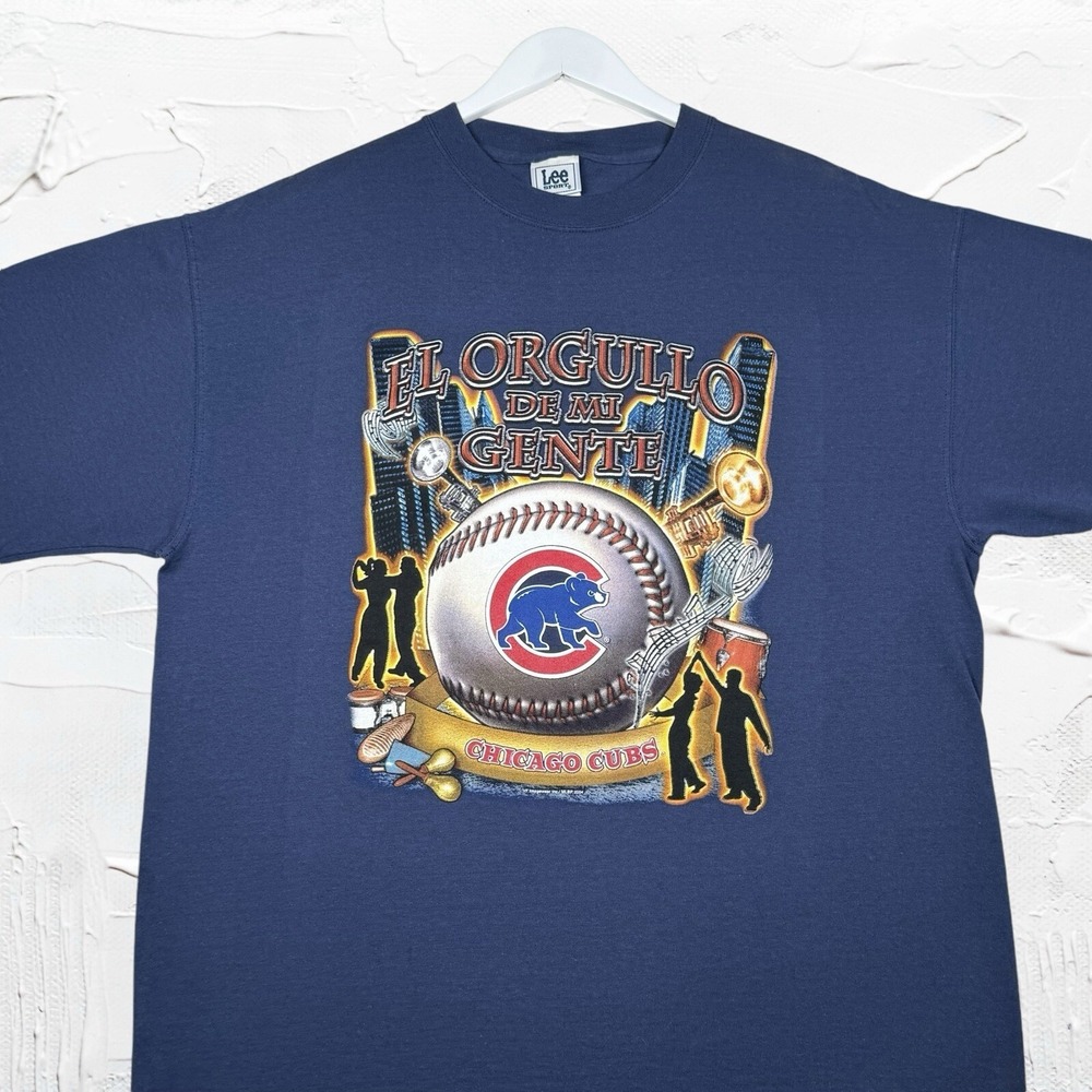 Vintage 2004 Chicago Cubs Shirt - XL - Spanish El Orgullo De Mi Gente